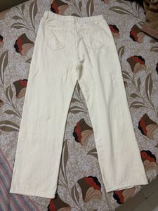 Urbanic High Waisted Beige Jeans
