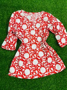 Cotton Short Kurti M Size
