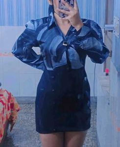 Sexy Bodycon Shirt Dress