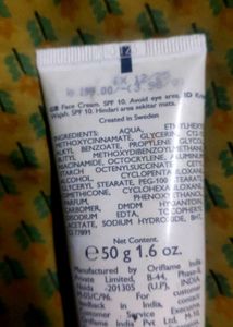 Oriflame Essential Face Cream SPF 10