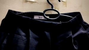 Wide Leg Black Trousers