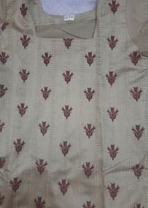 Silk Blend Kurta, Churidar, Dupatta Set