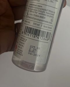 Plum Rose Water Toner