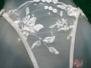 White Floral Lace 💞🆕Thong Panty
