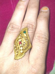 Gold Plated Statement Ring