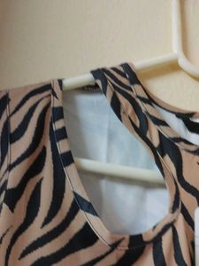 Shein Zebra Print Tank Top