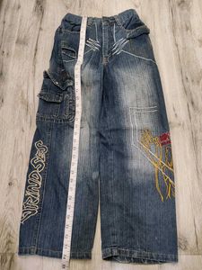 Sc9367 Sabrin Denim Cargo Jeans Waist 24