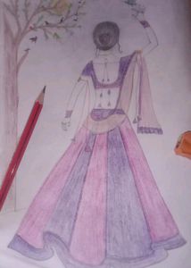 Two Drawing Of Girls