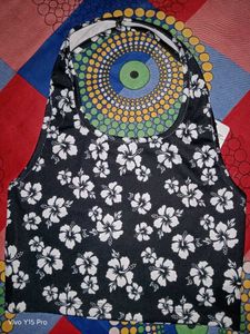 Floral Print Crop Top