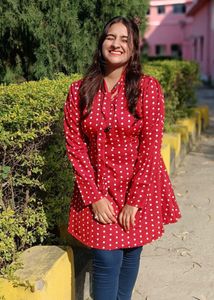 Red Polka Dot Tunic