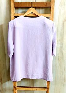 Embroidered Lavender Top Size-42-44