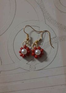 COMBO OF FLOWER LOCKET AND EARRING🧡🧡❤️❤️