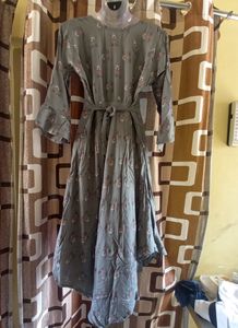 New Grey Color  Ambrela Kurta Pack Of 1
