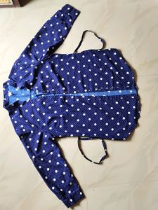 Blue And White Dot Jacket