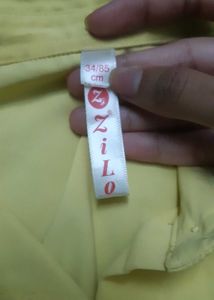 Yellow Button-Down Top