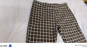 Checked Pants
