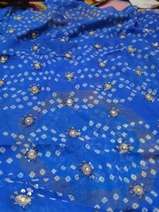 Elegant Blue Saree
