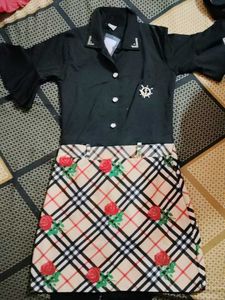 Girls Frock & Leggins Set