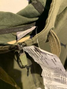 Puma Olive Green Zip-Up Hoodie