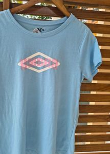 Umbro Women&#39;s Light Blue Graphic T-Shirt