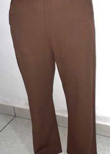 Brown Flare Leg Pants
