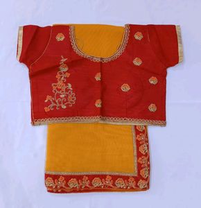 Plain Saree Border Readymade Blouse