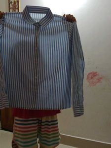 Striped Blue Shirt