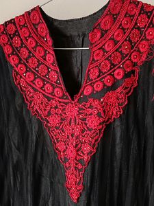 Black Party Wear Long Gown