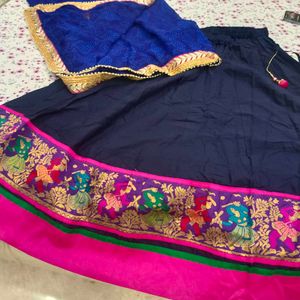 skirt and bandej dupatta