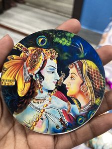 Radha Krishna Cutout For Any Art Work (pack Of 5)