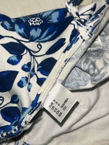 Blue Crop Top