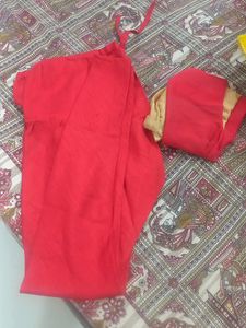 Heavy Wedding Floral Golden Dress