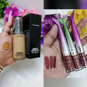 Mac Foundation+ 3 Fish Lipstick