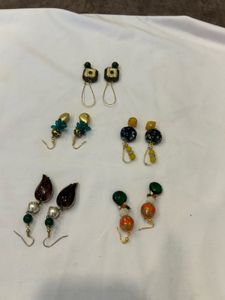 Set Of 5 Earrings