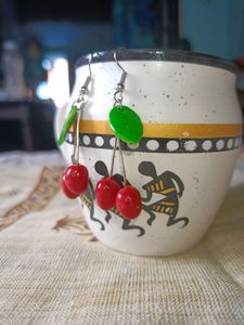Cherry Drop Earrings