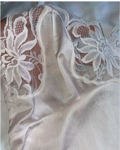 Vintage Satin Slip With Lace Detailing
