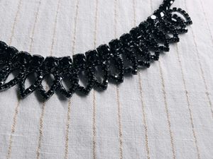Elegant Black Necklace &amp; Earring Set