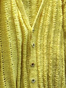 vintage yellow stripped sweater full sleeves