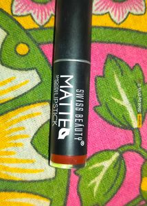 Swiss Beauty Matte Smooth Velvet Lipstk Dark Coffe