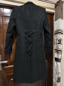 Koovs Black Coat