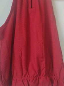 Shein Red Halter Top