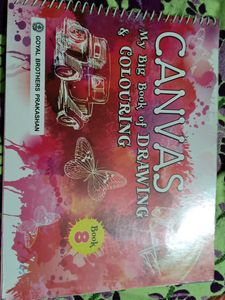 Canvas Drawing Activity Book
