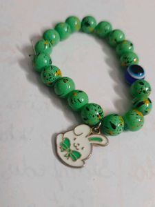 Green Beaded Bracelet