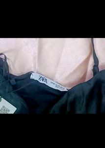 Zara Asymmetric Wrap Slit Midi