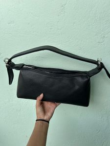 Black Baguette Bag