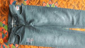 Stylish Dark Wash Denim Jeans