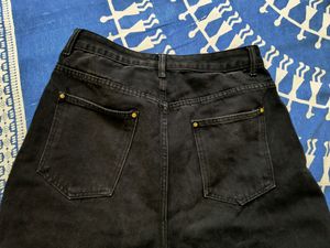 Patchwork Straight Leg Jeans