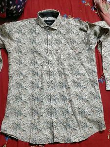 Abstract Print Long Sleeve Shirt