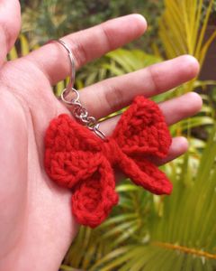 Crochet Bow Red 🎀⭐️