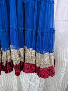 Anarkali Suit With Dupatta And Leggings